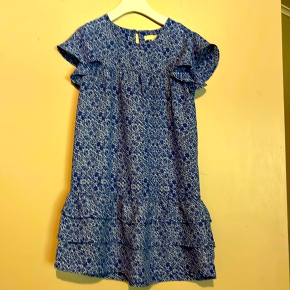 Chelsea and Violet Girls Dress size medium Blue Floral Dress NWOT - Picture 1 of 5